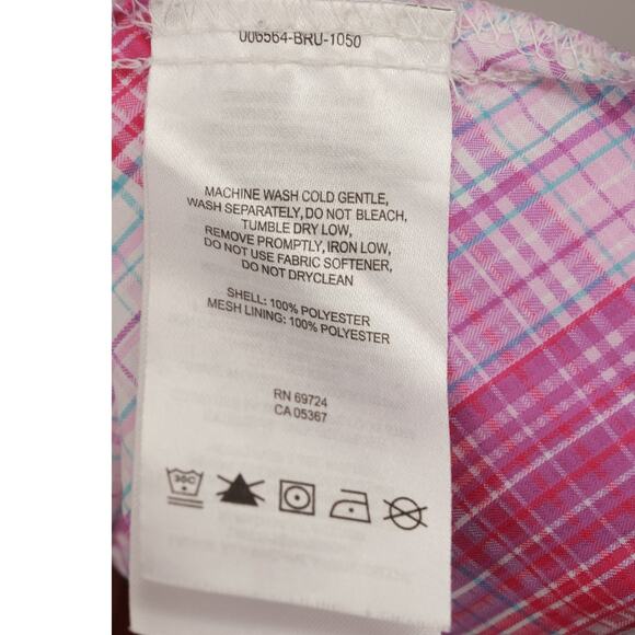 Columbia Women's Super Tamiami Button-Up Fishing Shirt Long Sleeve Size M Pink - Picture 5 of 7